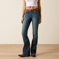 Ariat REAL Mid Rise Stretch Whipstitch Ladies Bootcut Jeans