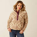 Ariat Berber Snap Front Ladies Sweatshirt - Lone Ridge Print