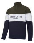 Hoggs of Fife Dumfries 1888 1/4 Zip Sweatshirt - Forest green