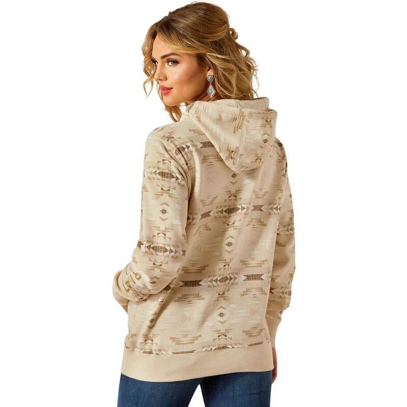 Ariat Ladies Logo Hoodie - Sandstone