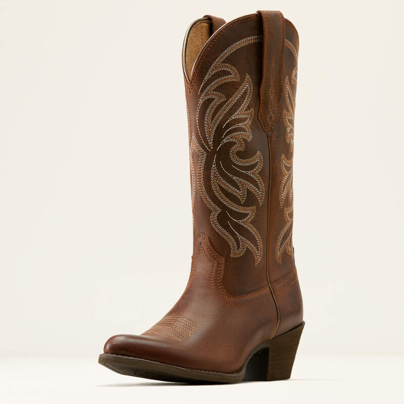 Ariat Heritage J Toe Ladies Western Boot - Sassy Brown
