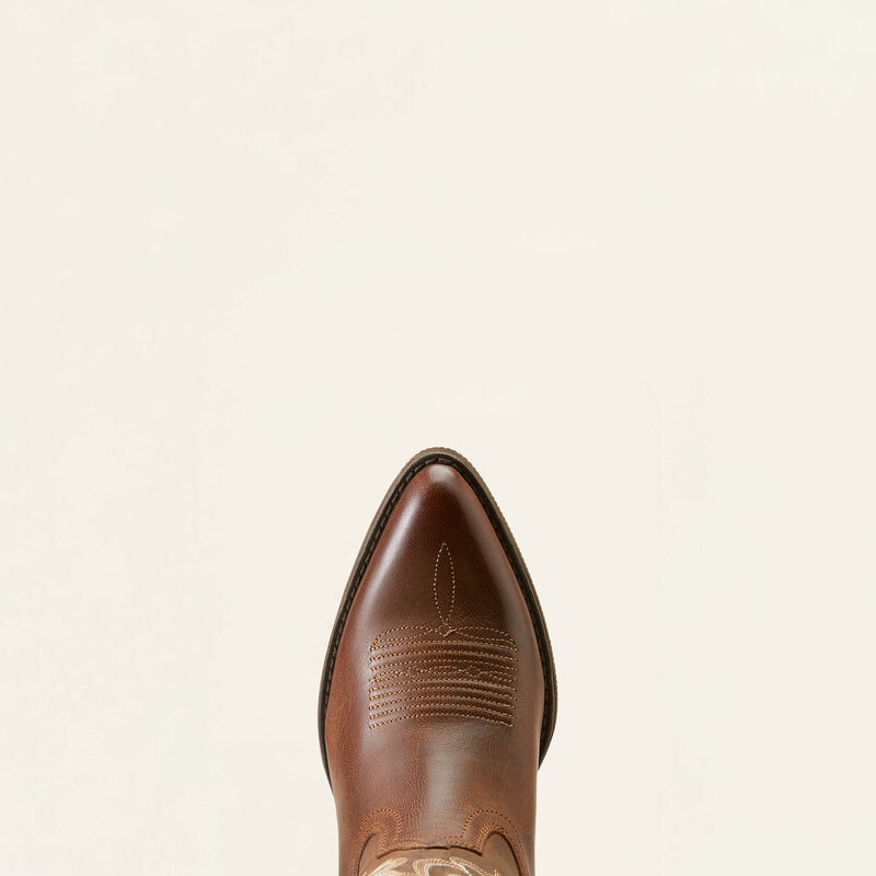 Ariat Heritage J Toe Ladies Western Boot - Sassy Brown