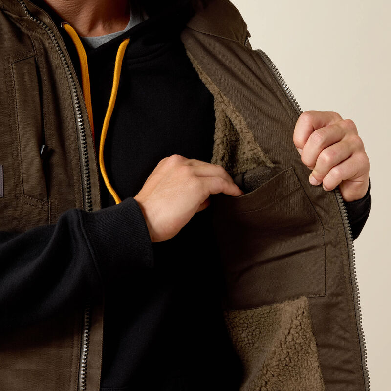 Ariat Mens Rebar Duracanvas Gilet - Wren