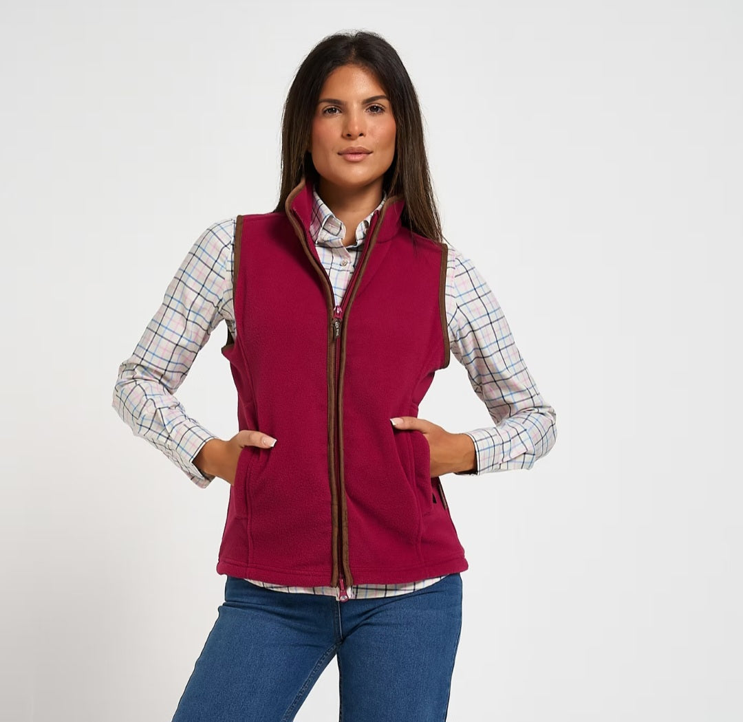 Jack Pyke Ladies Country Fleece Gilet - Roselle