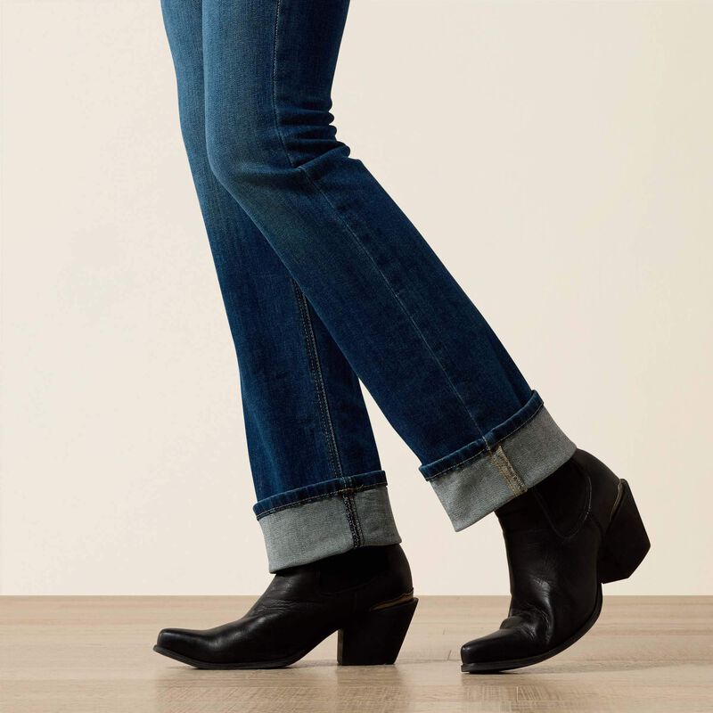 REAL Perfect Rise Abby Straight Leg Ladies Jeans - Mackenzie
