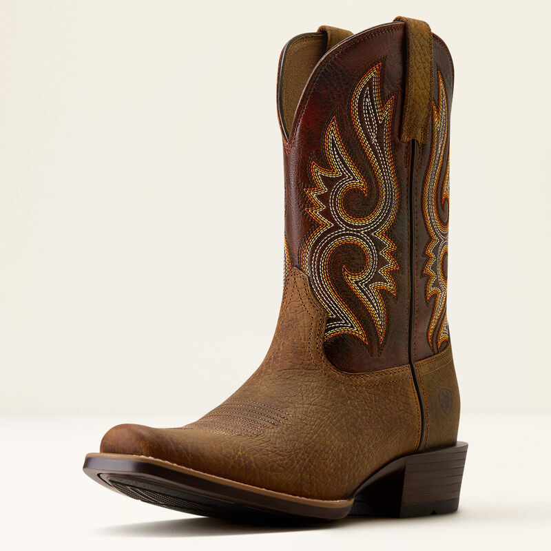 Ariat Stonebrook Narrow Cutter Toe Mens Western Boot - Earth/Spiced Papaya