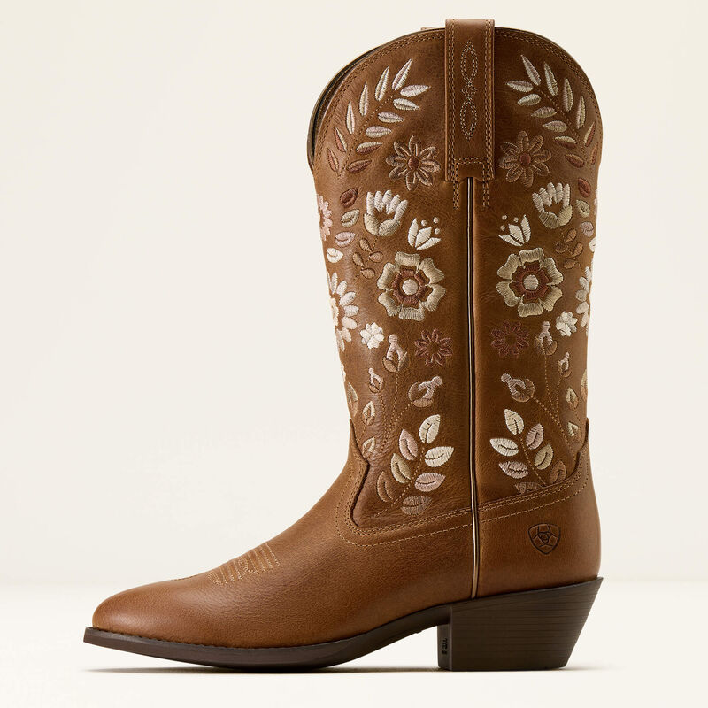 Heritage Meadow R Toe Ladies Western Boot - Toasty Tan