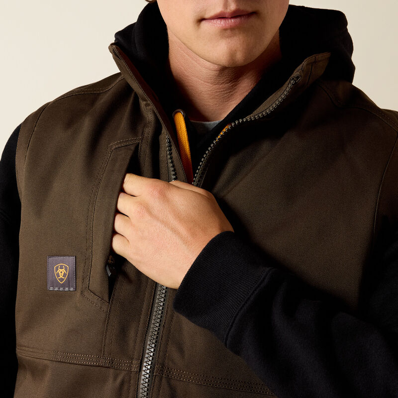Ariat Mens Rebar Duracanvas Gilet - Wren