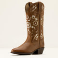 Heritage Meadow R Toe Ladies Western Boot - Toasty Tan