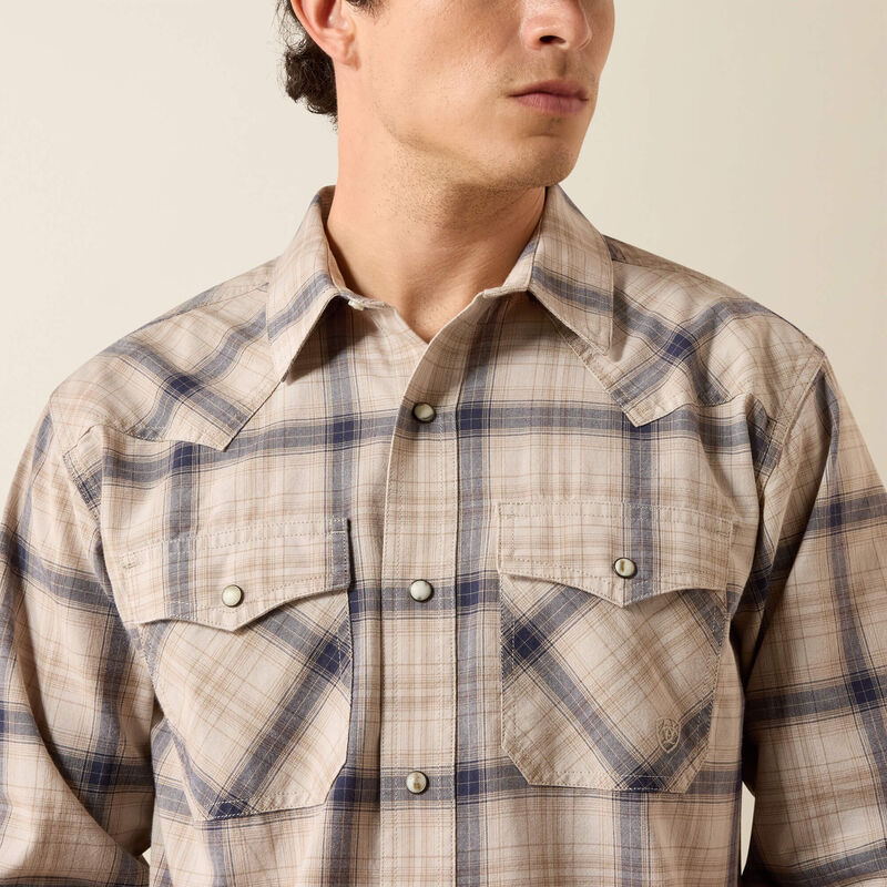 Ariat Retro Hudde Mens Western Shirt - Peyote Plaid
