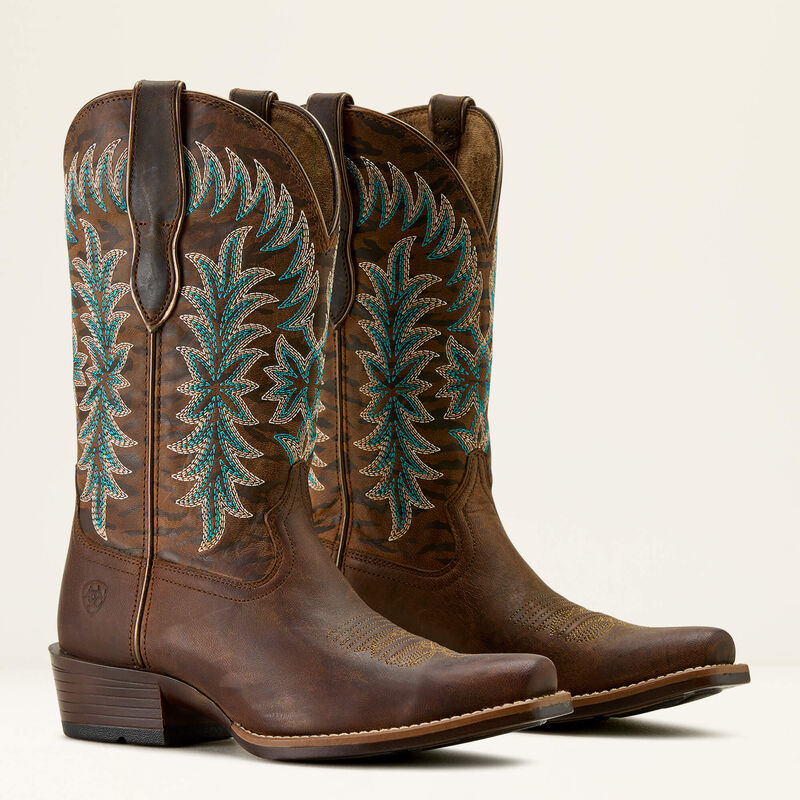 Ariat Beaumont Ladies Western Boot - Sassy Brown