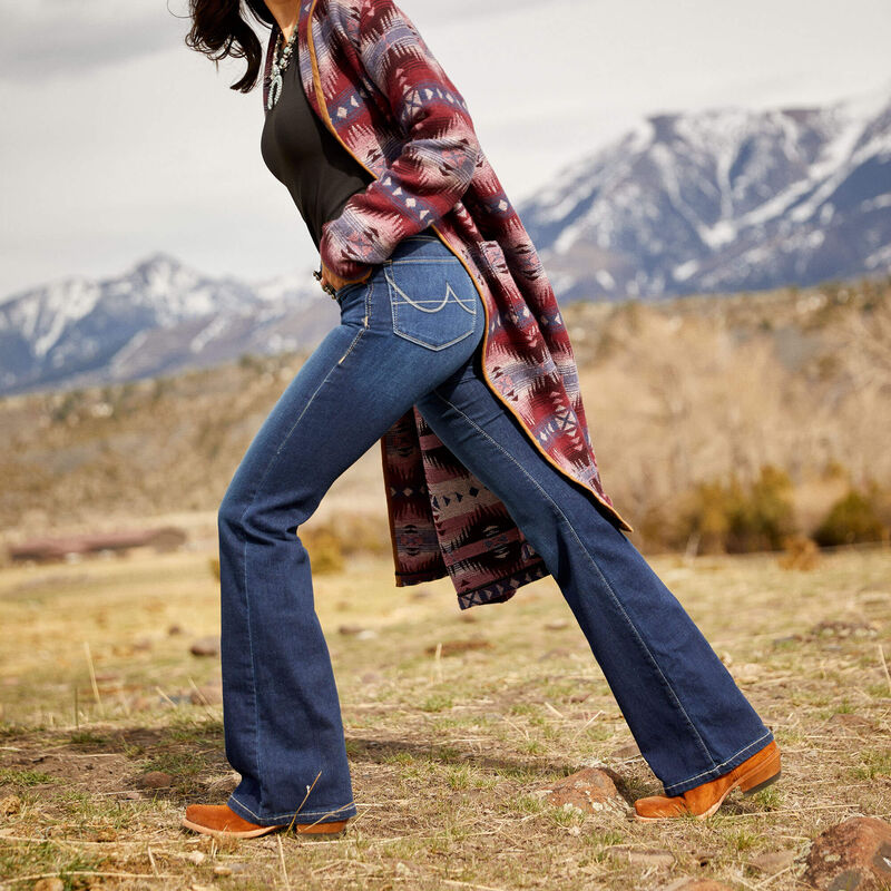 Ariat UltraStretch Perfect Rise Ladies Katie Flare Jean - Maya