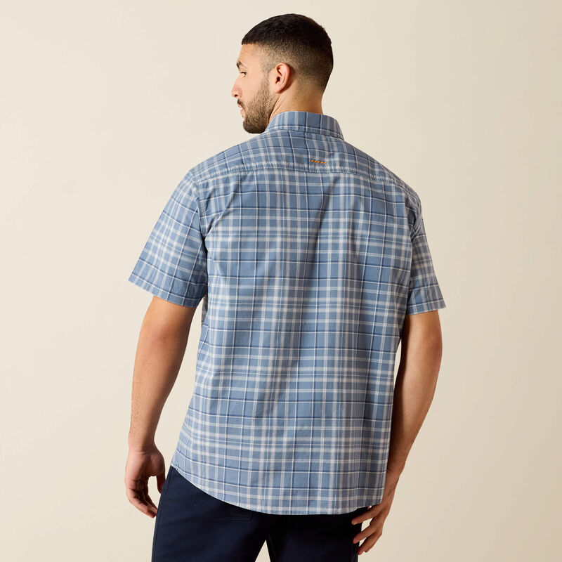 Ariat Rebar Made Tough Durastretch Mens Work Shirt - Dark Denim