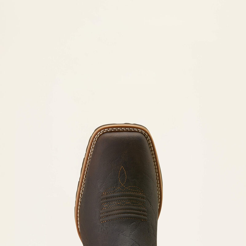 Ariat Hybrid Low Boy Wide Sq Toe Mens Western Boot - Elephant Print