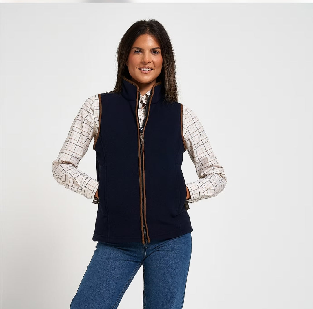 Jack Pyke Ladies Country Fleece Gilet - Navy