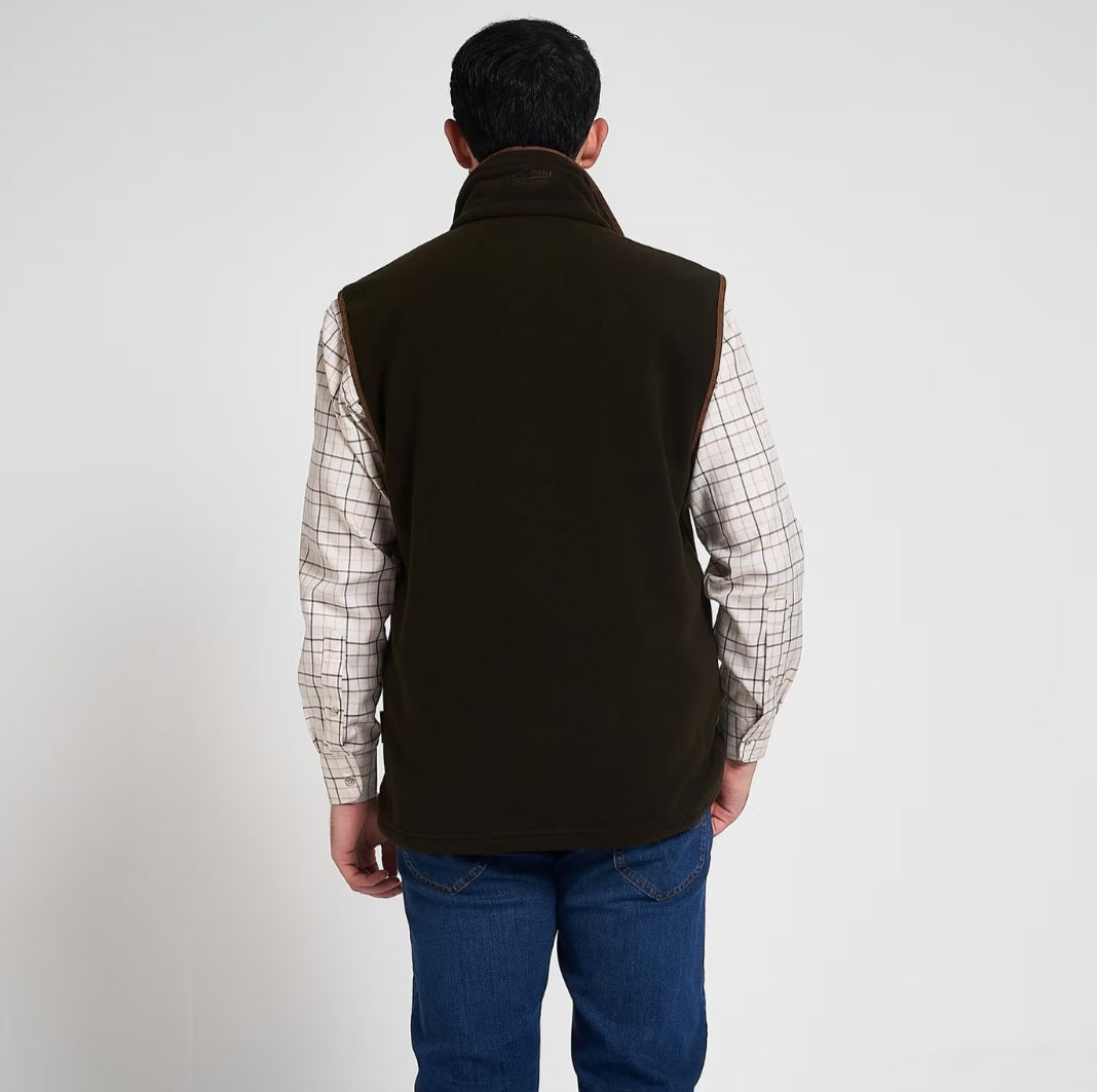 Jack Pyke Mens Country Fleece Gilet - Dark Olive