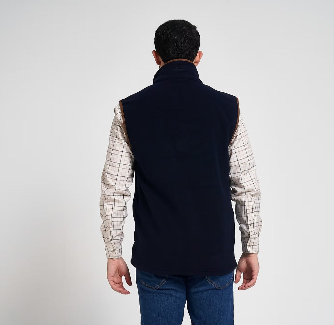 Jack Pyke Mens Country Fleece Gilet - Navy