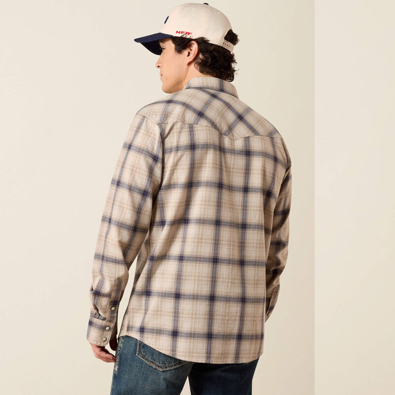 Ariat Retro Hudde Mens Western Shirt - Peyote Plaid