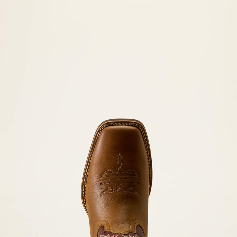 Ariat Sport Colter Wide SQ Toe Mens Western Boot - Sorrell Crunch/Roasted Chestnut