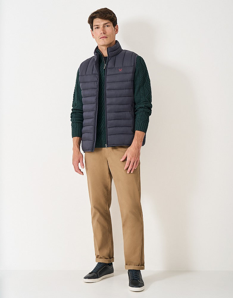 Crew Lowther Mens Gilet - Navy