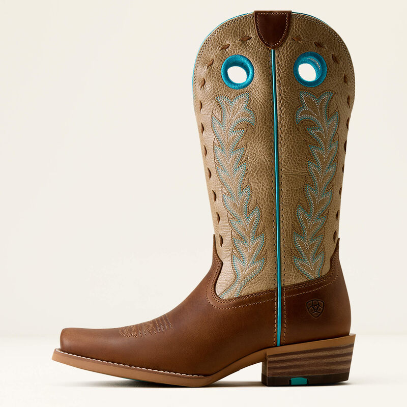 Ariat Lucera Narrow Cutter Toe Ladies Western Boot - Wheat Brown