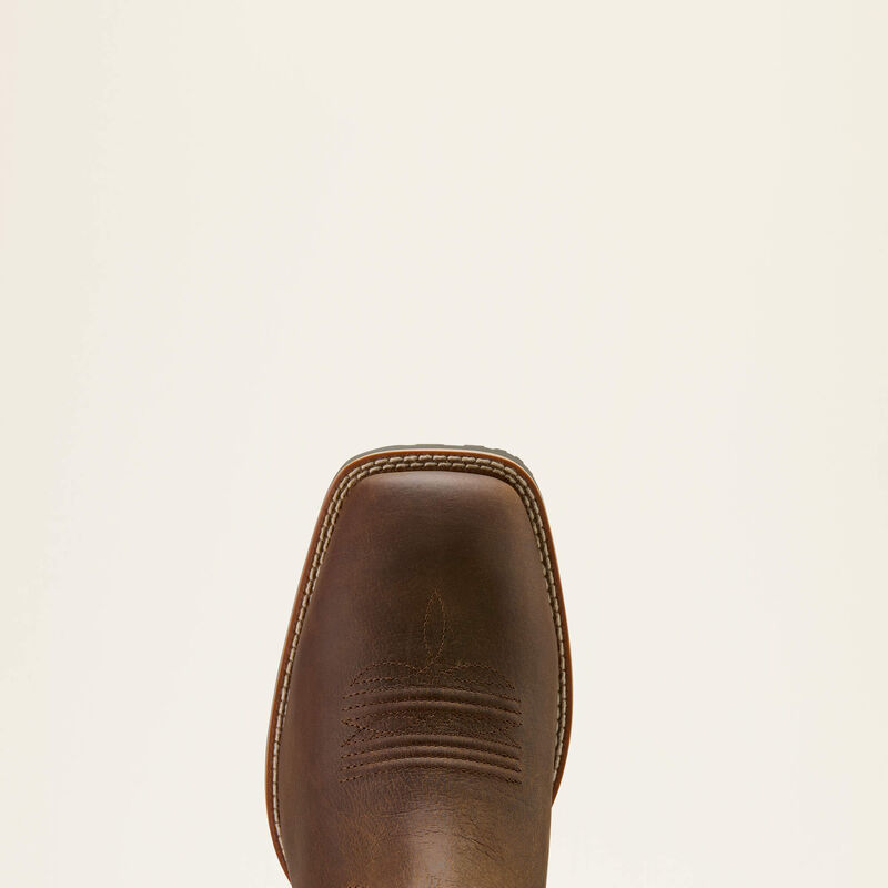 Ariat Hybrid Ranchwork H20 Mens Western Boot - Tavern Taupe/Dark Denim