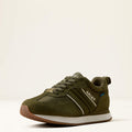 Ariat Ladies Ranch Runner Waterproof Trainer - Olive Night