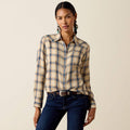 Ariat Ladies Billie Jean Western Shirt - Horzion Plaid