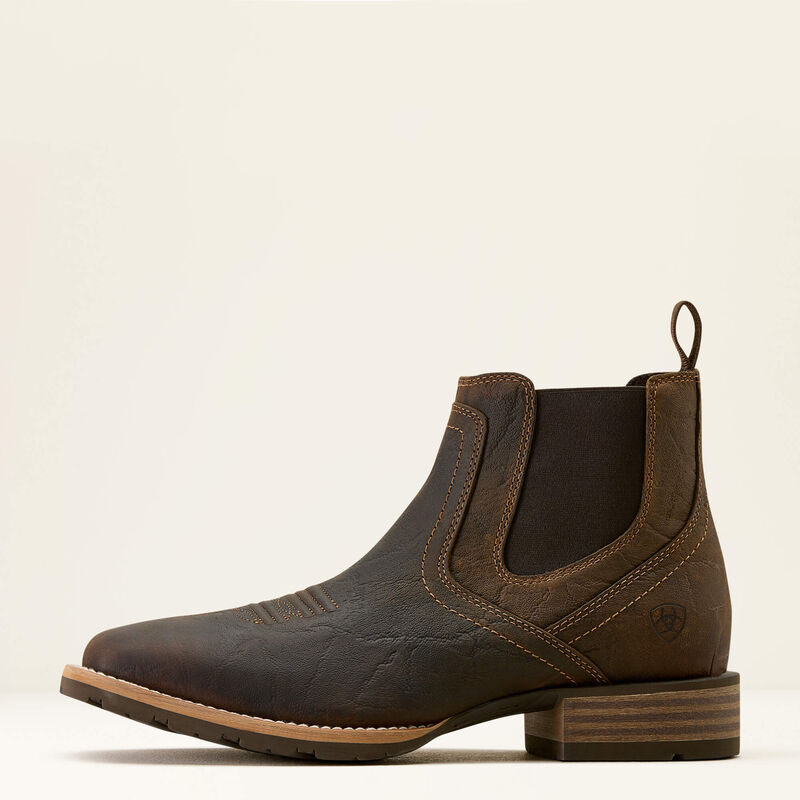 Ariat Hybrid Low Boy Wide Sq Toe Mens Western Boot - Elephant Print