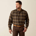 Ariat Mens Rebar Durastretch Work Shirt - Earth