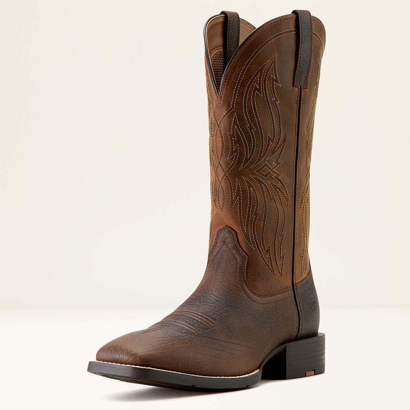 Ariat Sport Rustler Wide Sq Toe Mens Western Boot