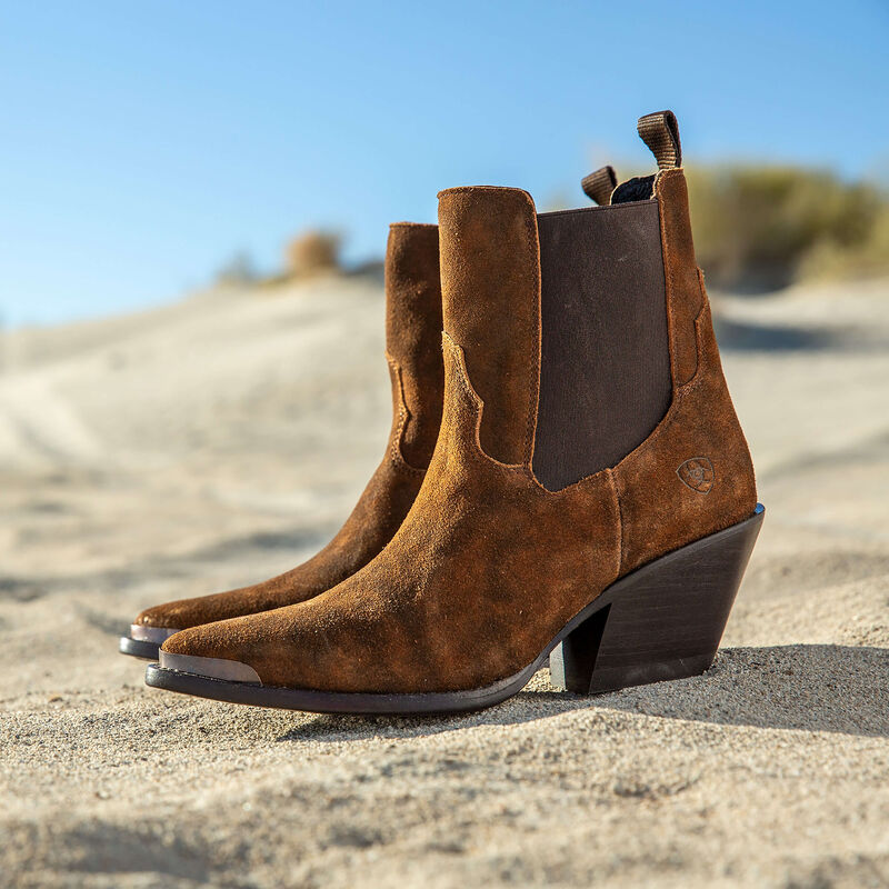 Ariat Shiloh Ladies Boot - Dark Suede Ginger
